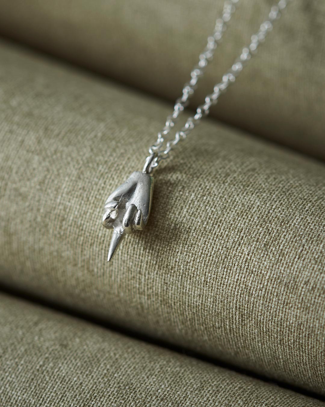 Necklace handmade handcrafted metal jewelry Lunifatto