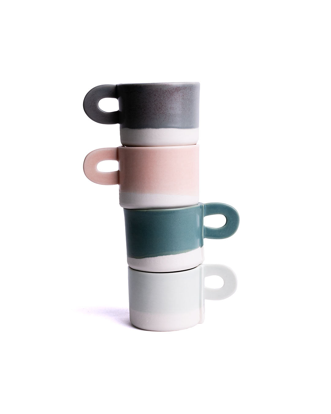 Overlapping Espresso Cups MIX - Set of 4 (-26%)