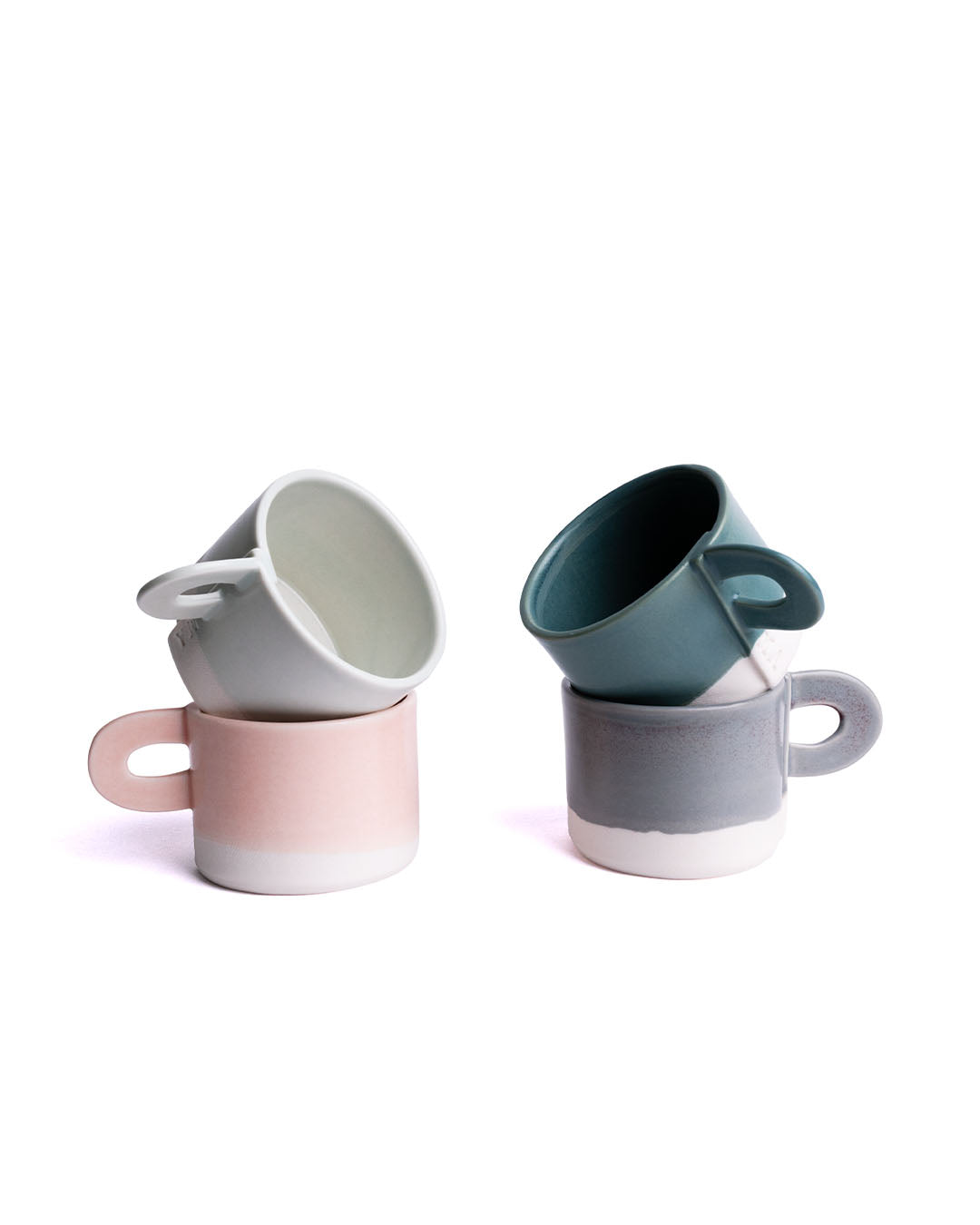 Overlapping Espresso Cups MIX - Set of 4 (-26%)