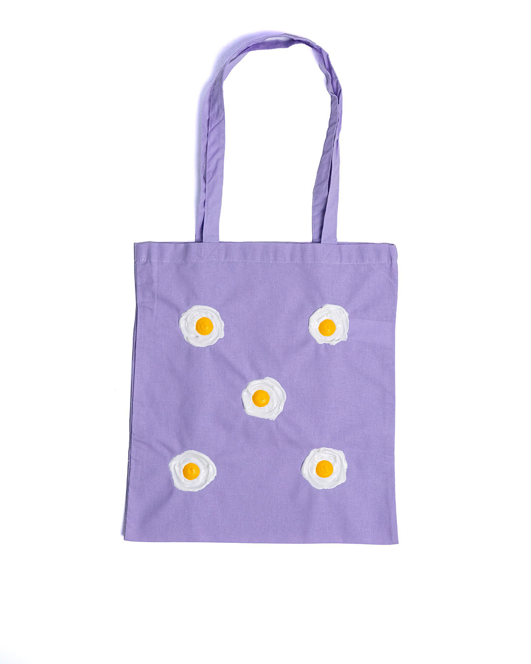 Borsa di tela lilla Uova
