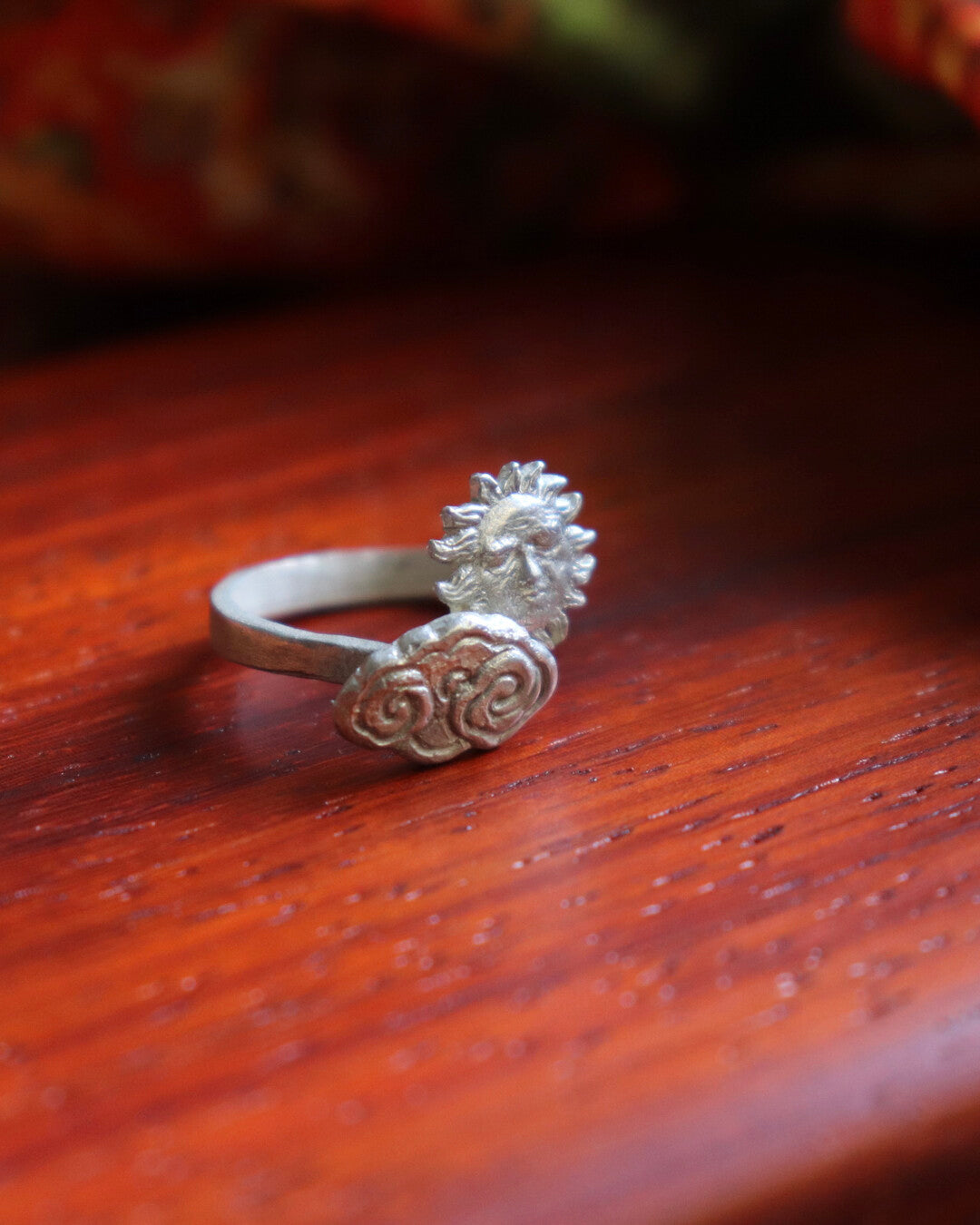Sun & Cloud - Adjustable ring