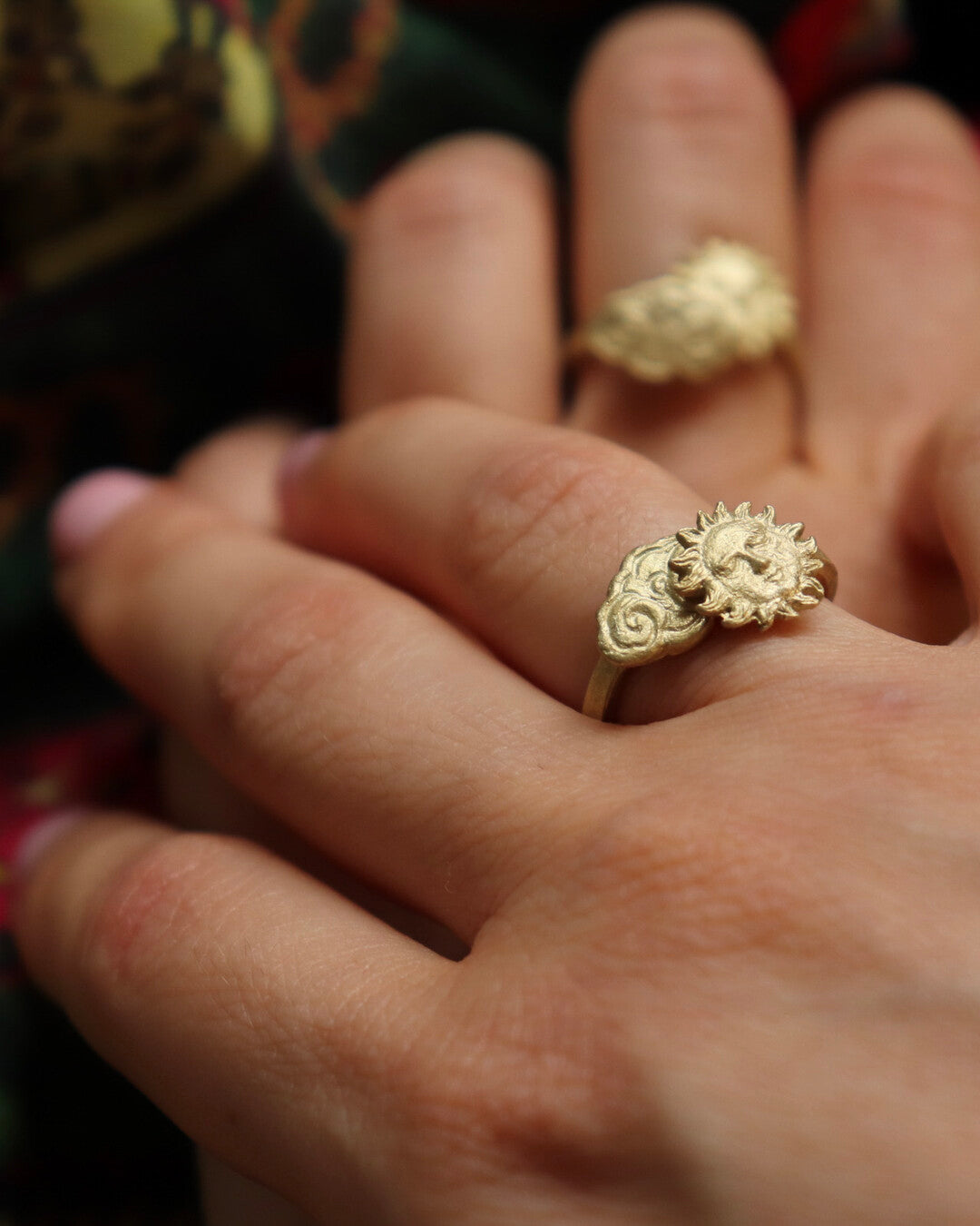 Sun & Cloud - Adjustable ring