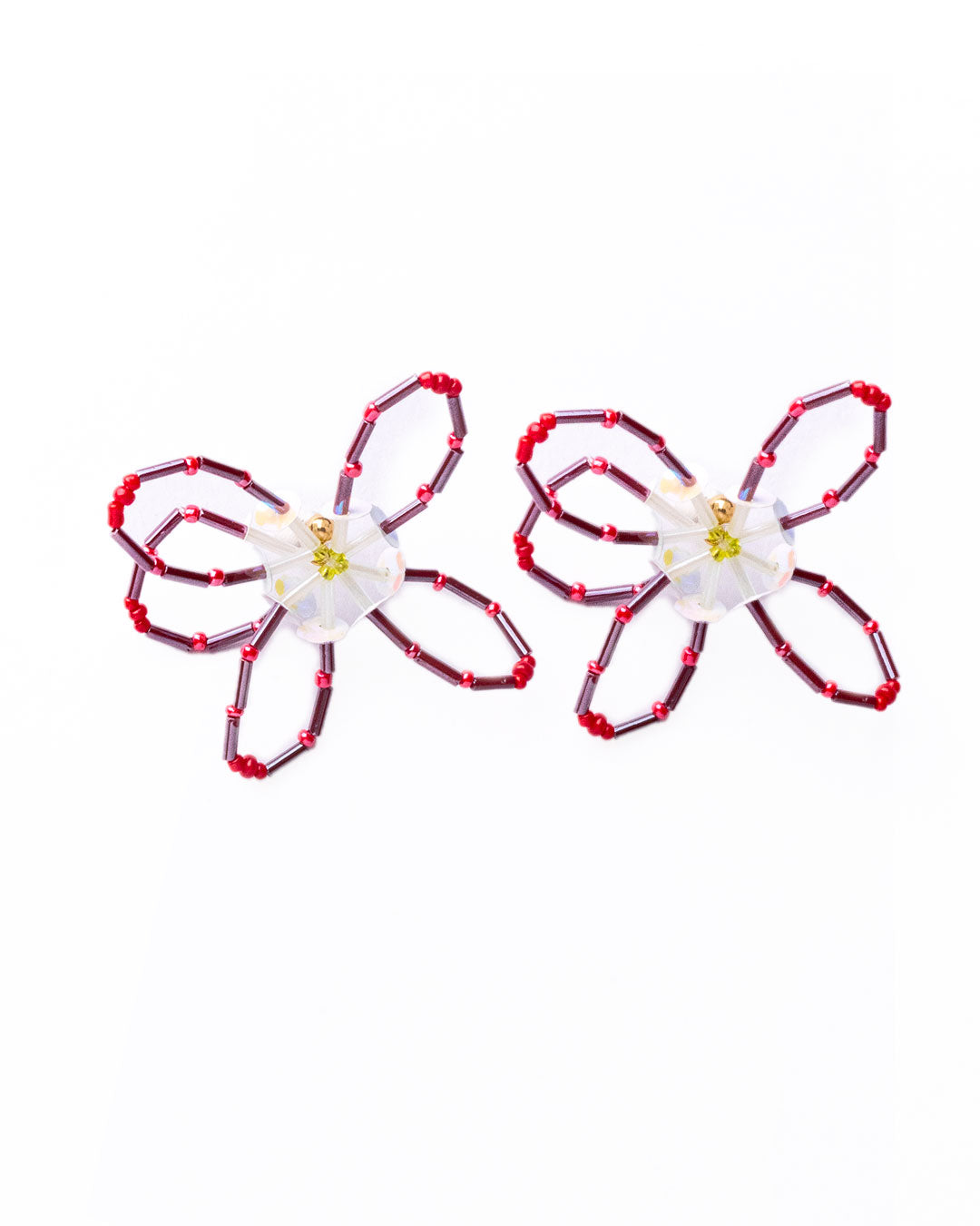FLORS N01 - Beaded earrings