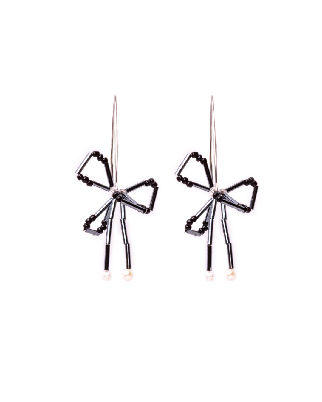 FLORS 05 - Pansy beaded earrings