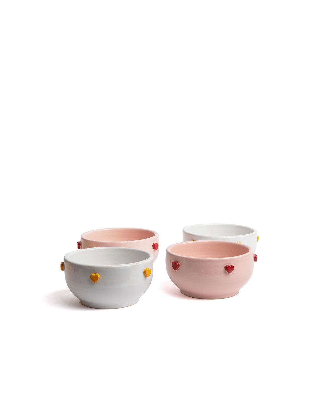 Heart bowl MIX - Set of 4 (-21%)