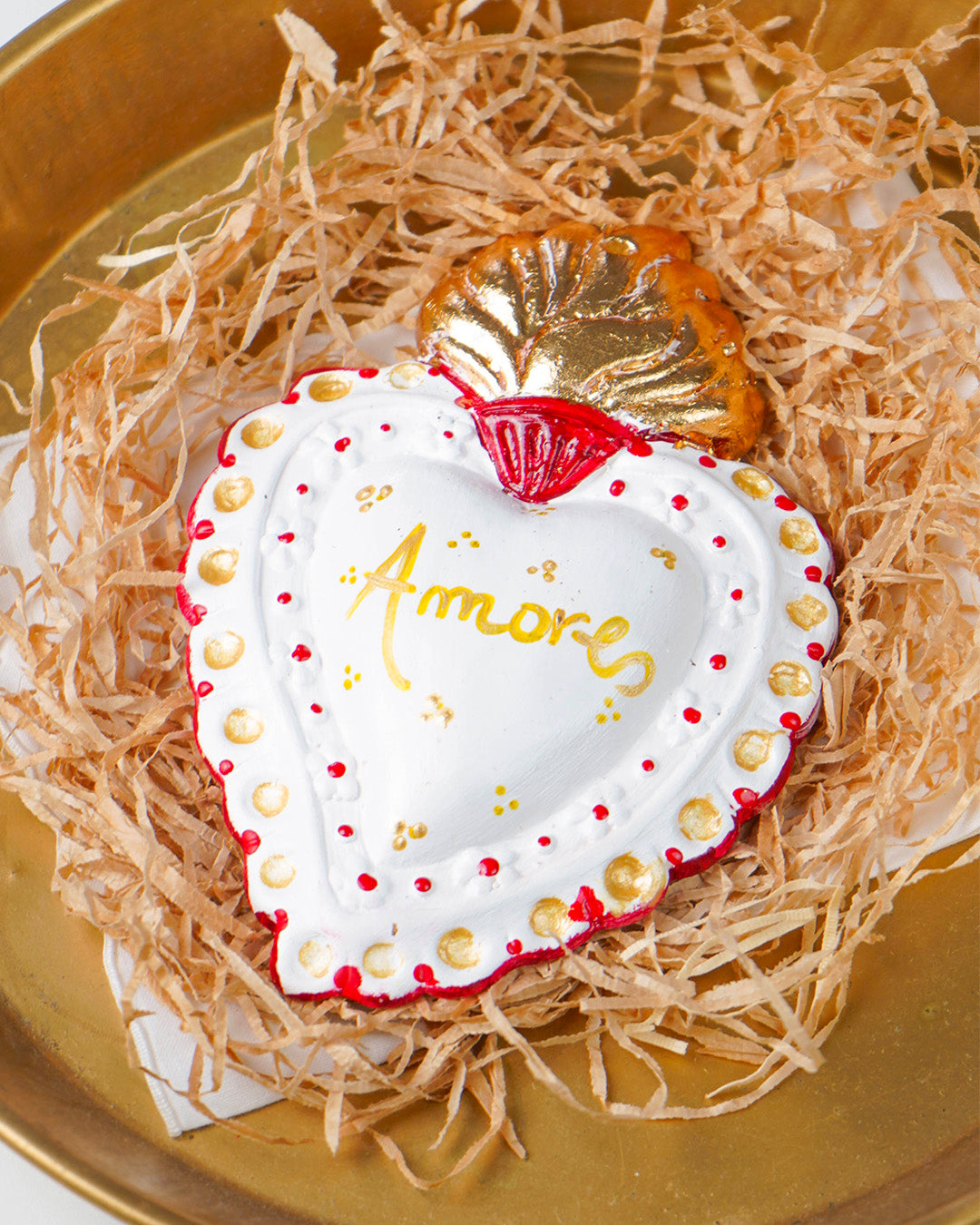 "Amore" ceramic sacred heart – Christmas collection