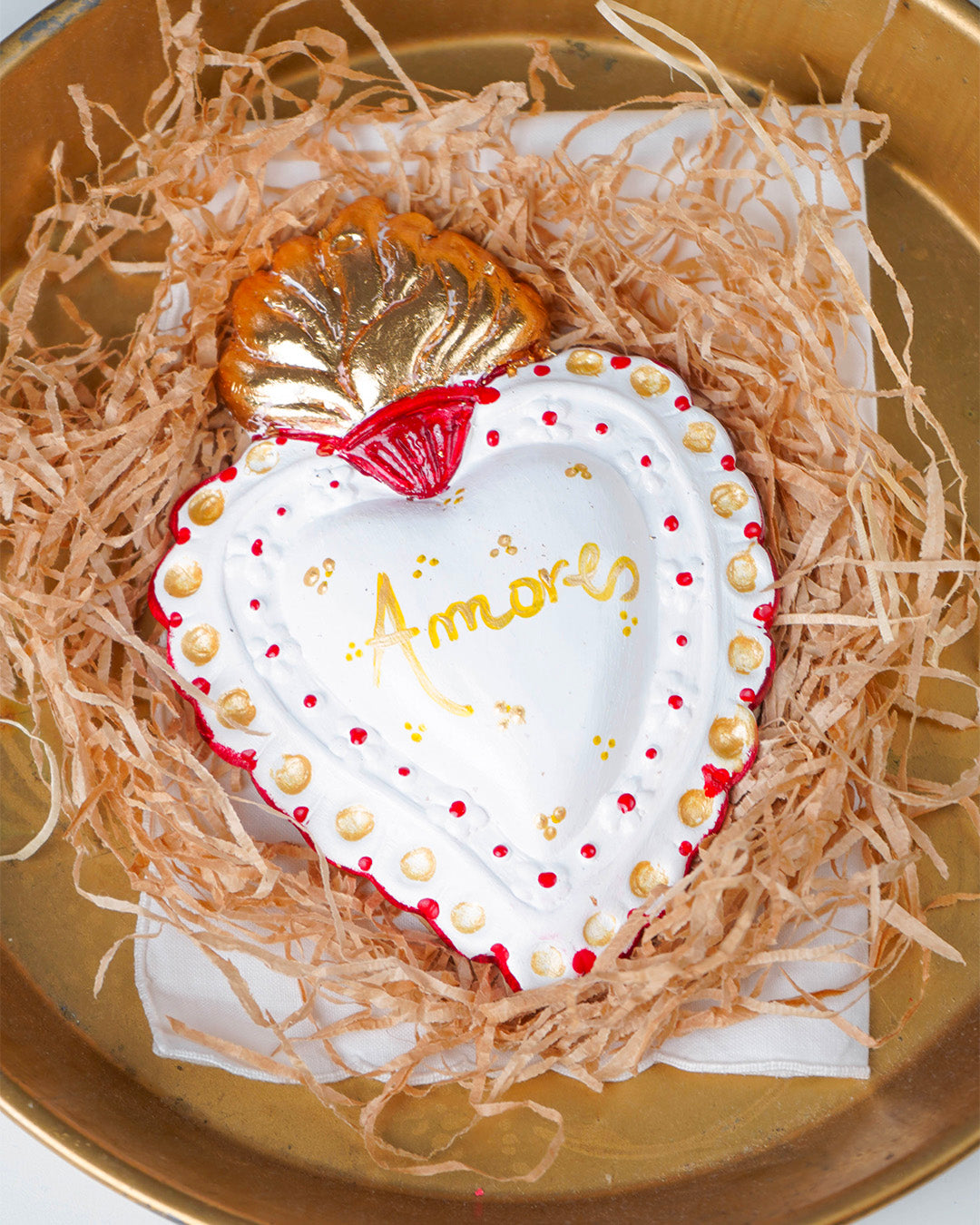"Amore" ceramic sacred heart – Christmas collection