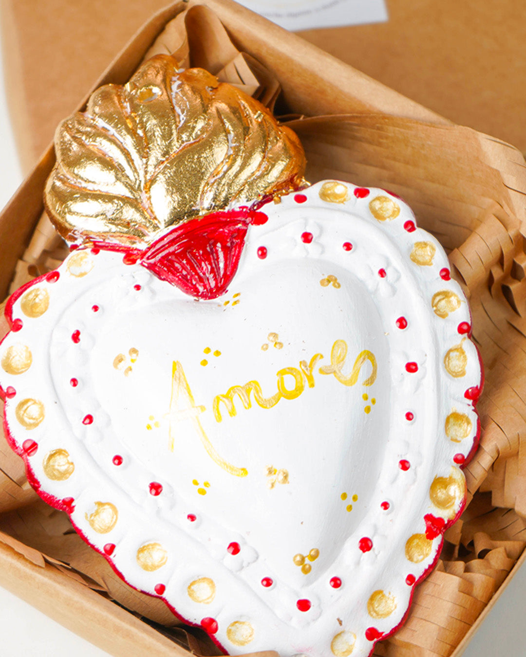 "Amore" ceramic sacred heart – Christmas collection