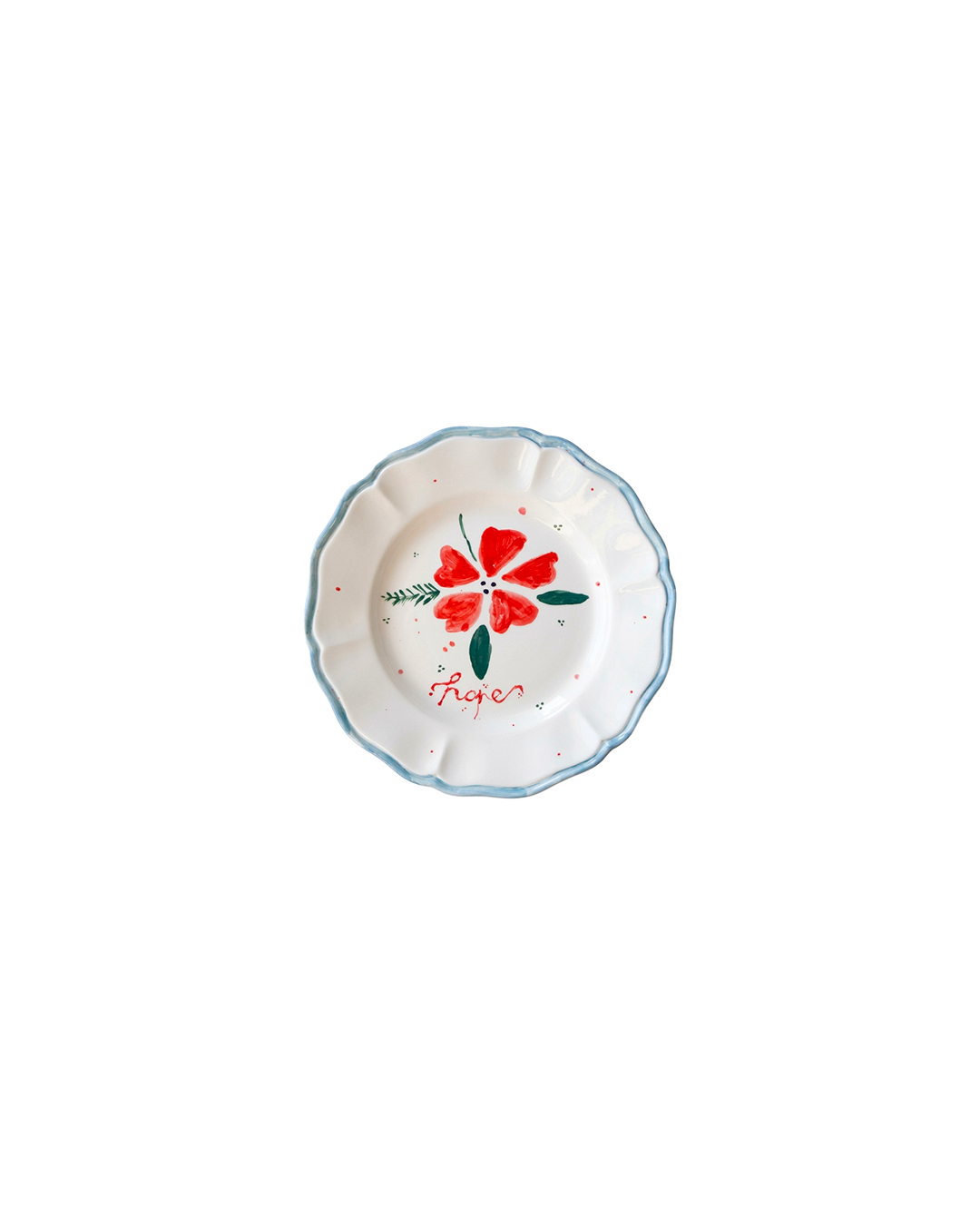 "HOPE" enamel plate – Christmas collection