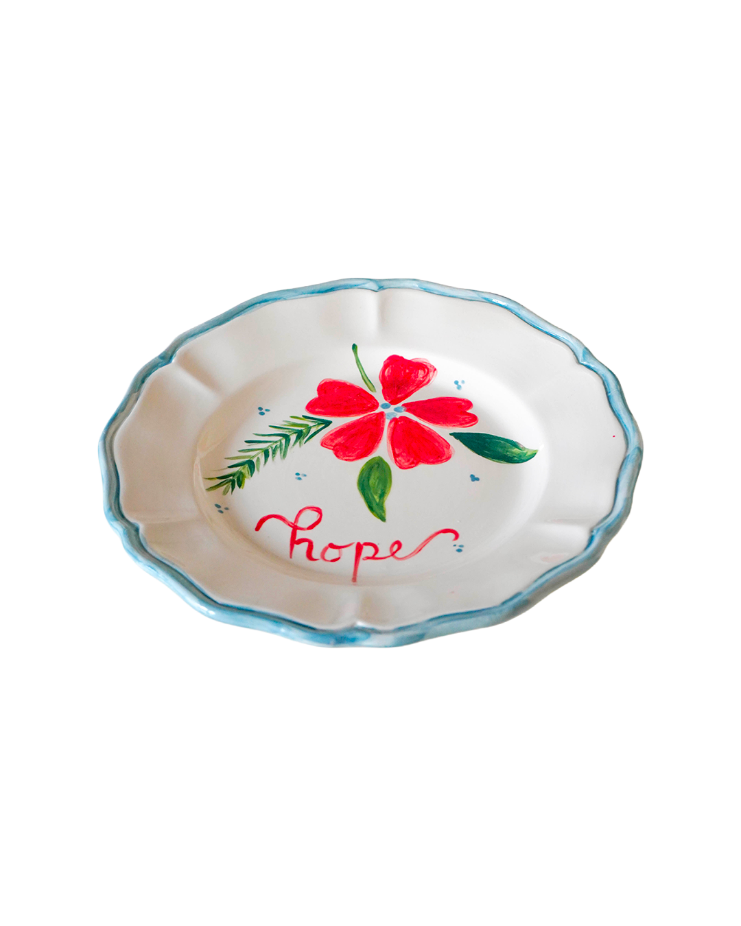"HOPE" enamel plate – Christmas collection