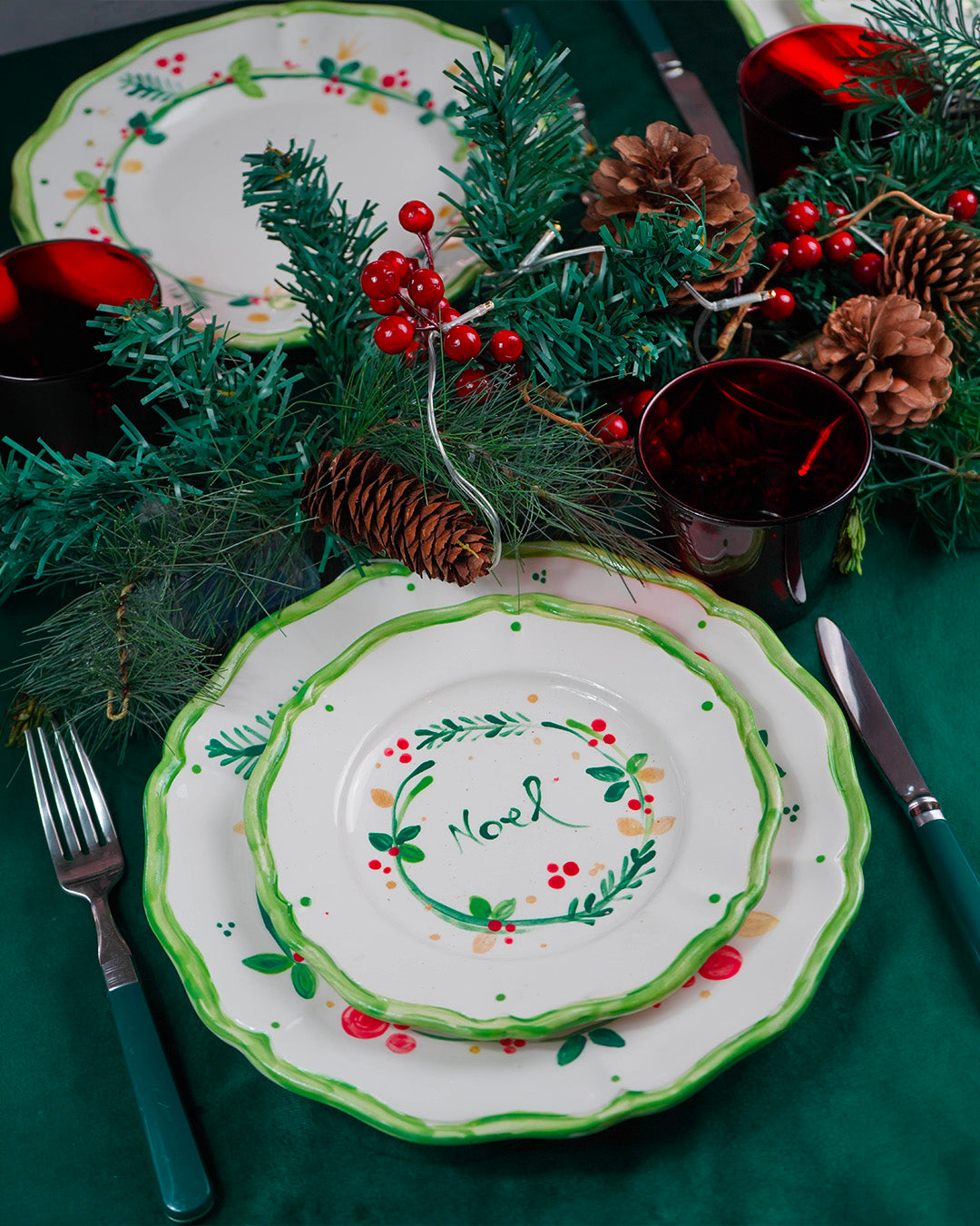 "NOEL" enamel plate – Christmas collection