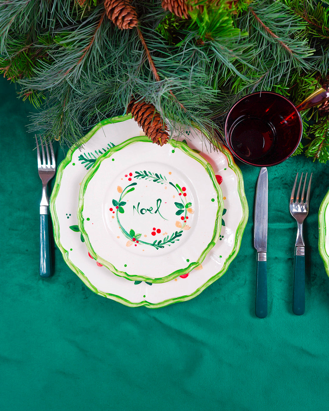 "NOEL" enamel plate – Christmas collection