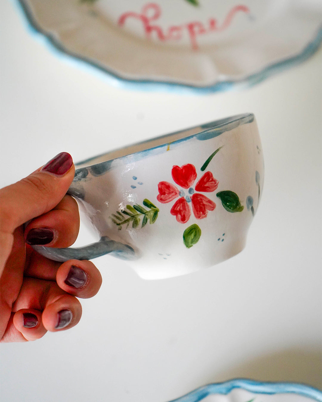 "HOPE" cappuccino cup – Christmas collection
