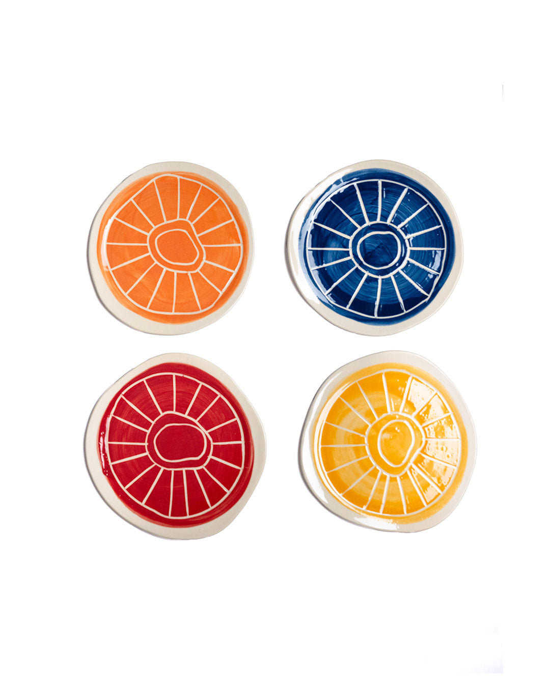 Piatto Sgraffito M MIX - Set da 4 (-14%)