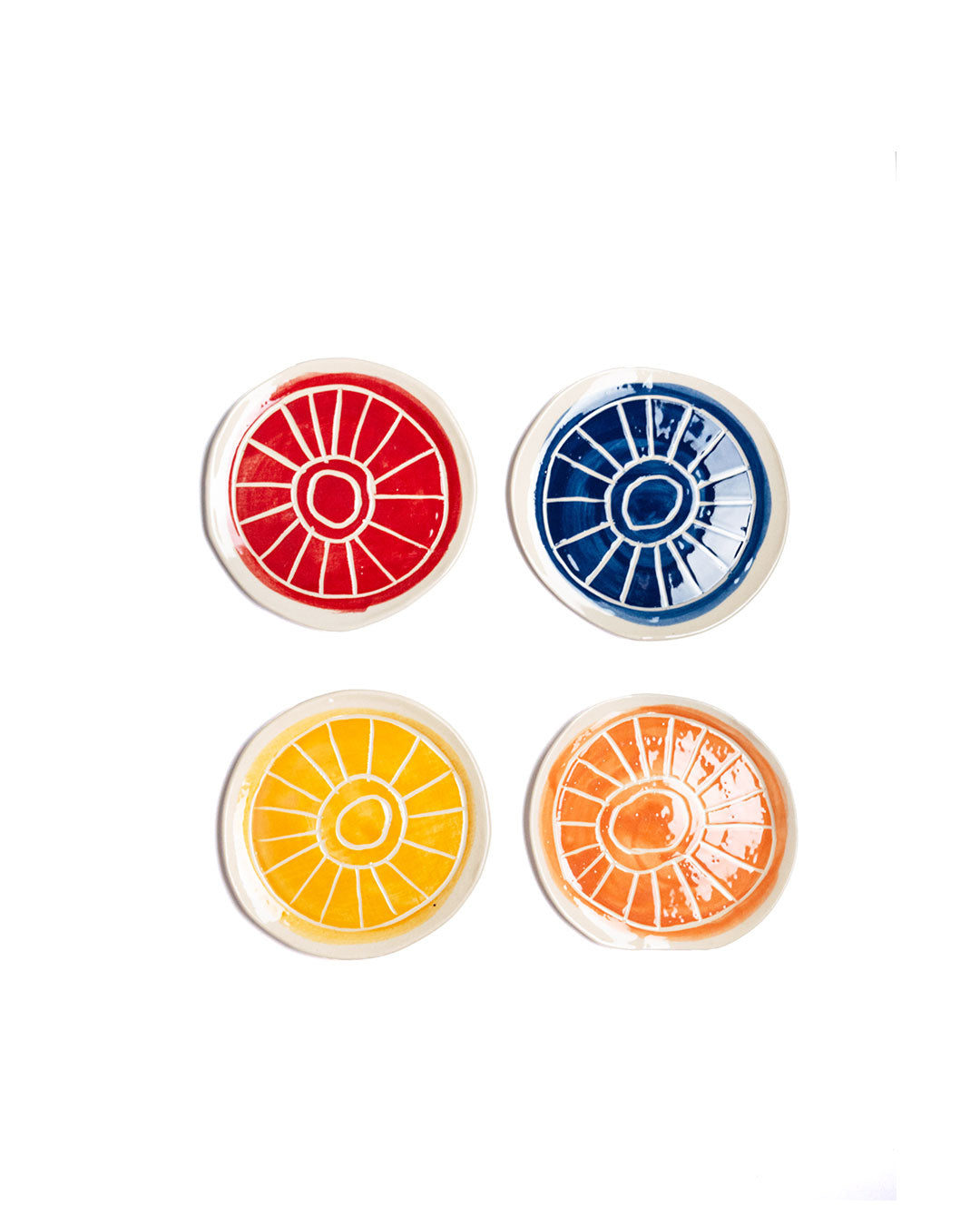 Piatto Sgraffito S MIX - Set da 4 (-20%)