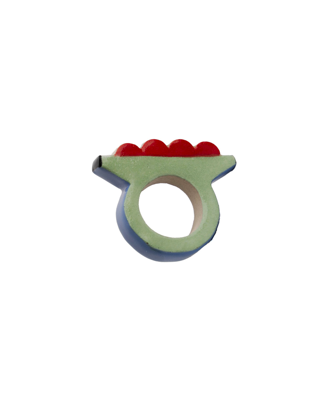 Handmade ceramic ring - bold arcades - Marine Gautier