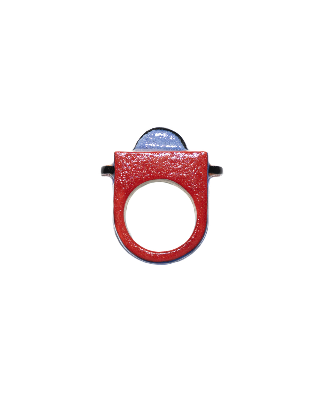 Handmade ceramic ring - Bold Arch - Marine Gautier