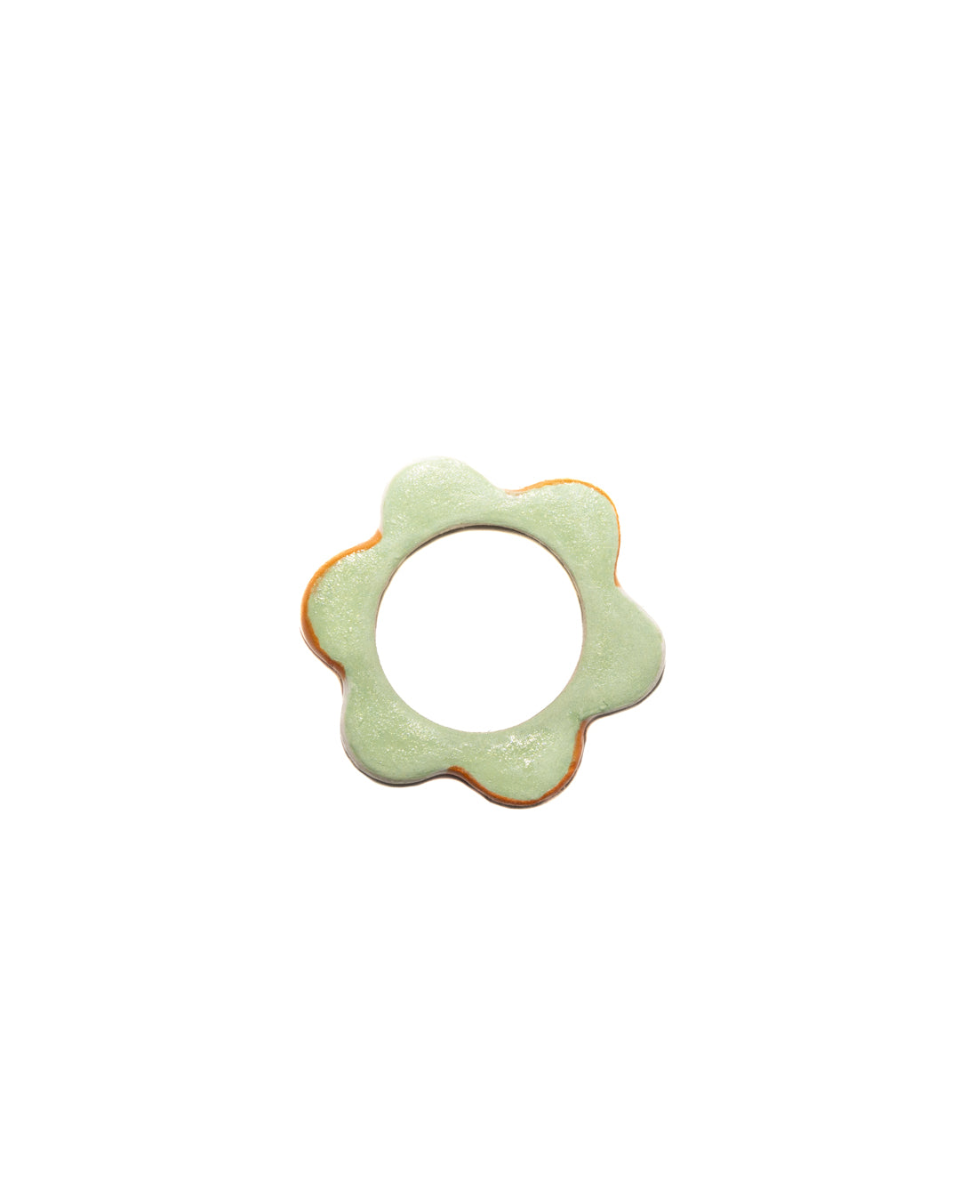 Anello in ceramica Flower