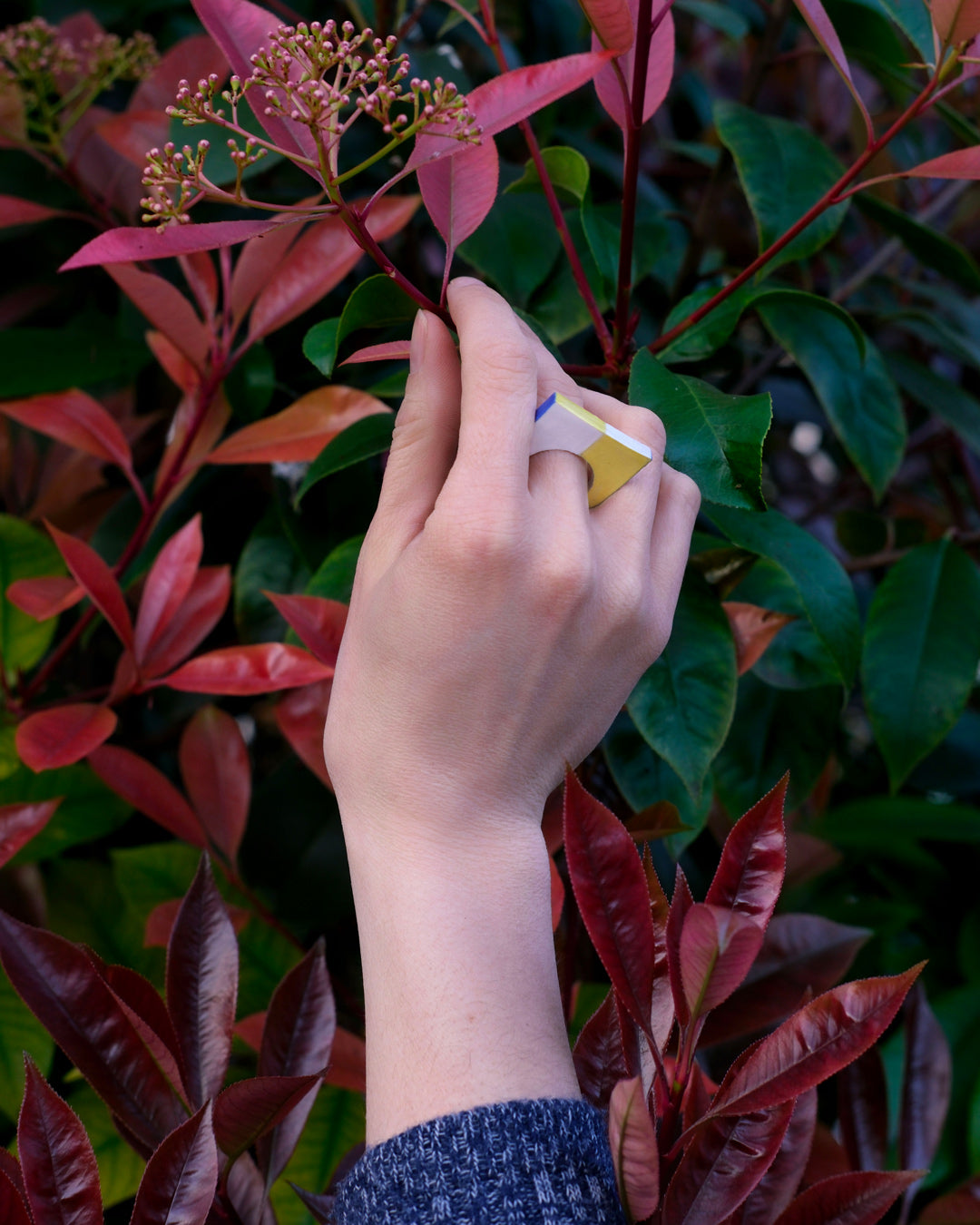 Checker Portal Ceramic Ring