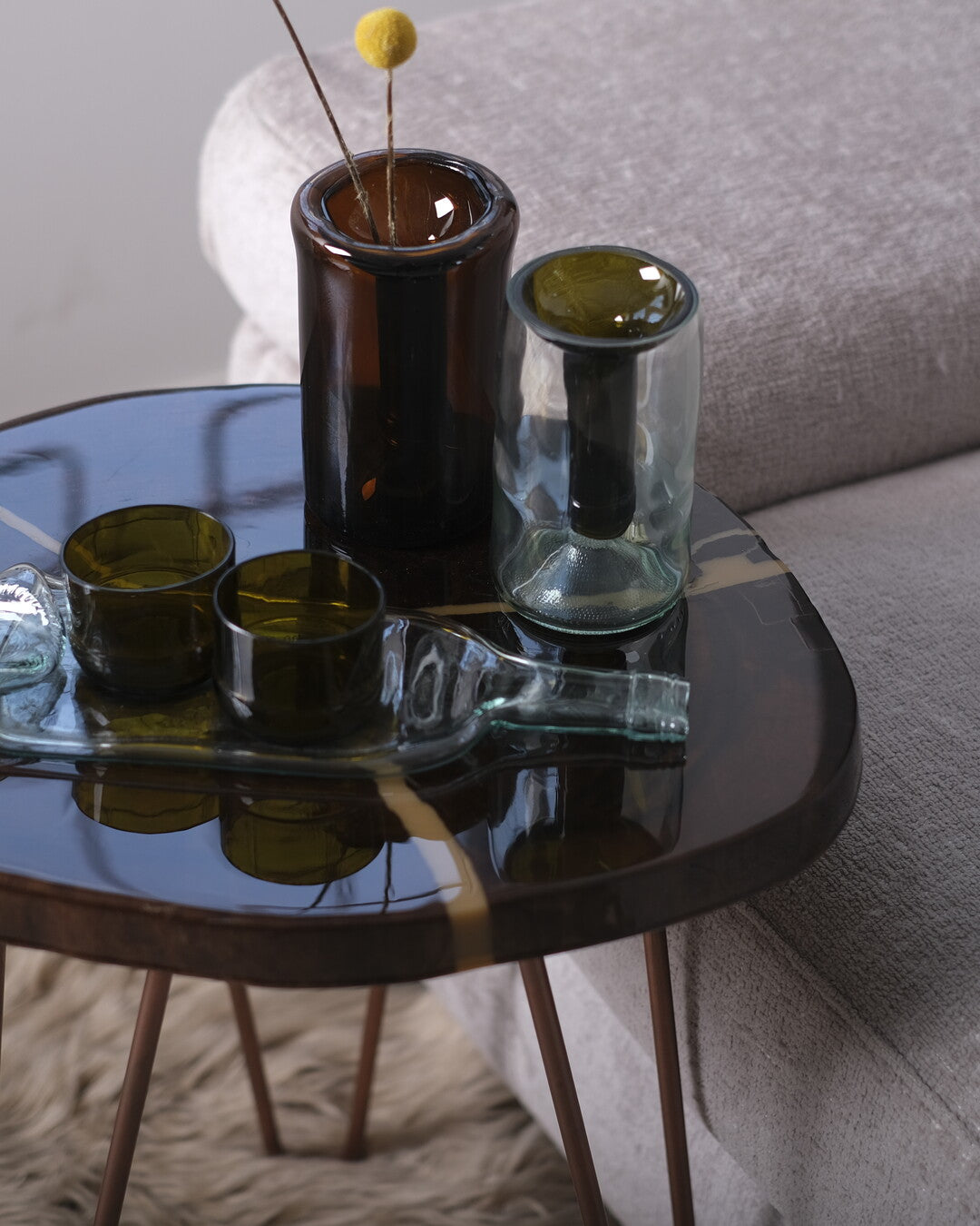 recycled glass tray- Marte 21