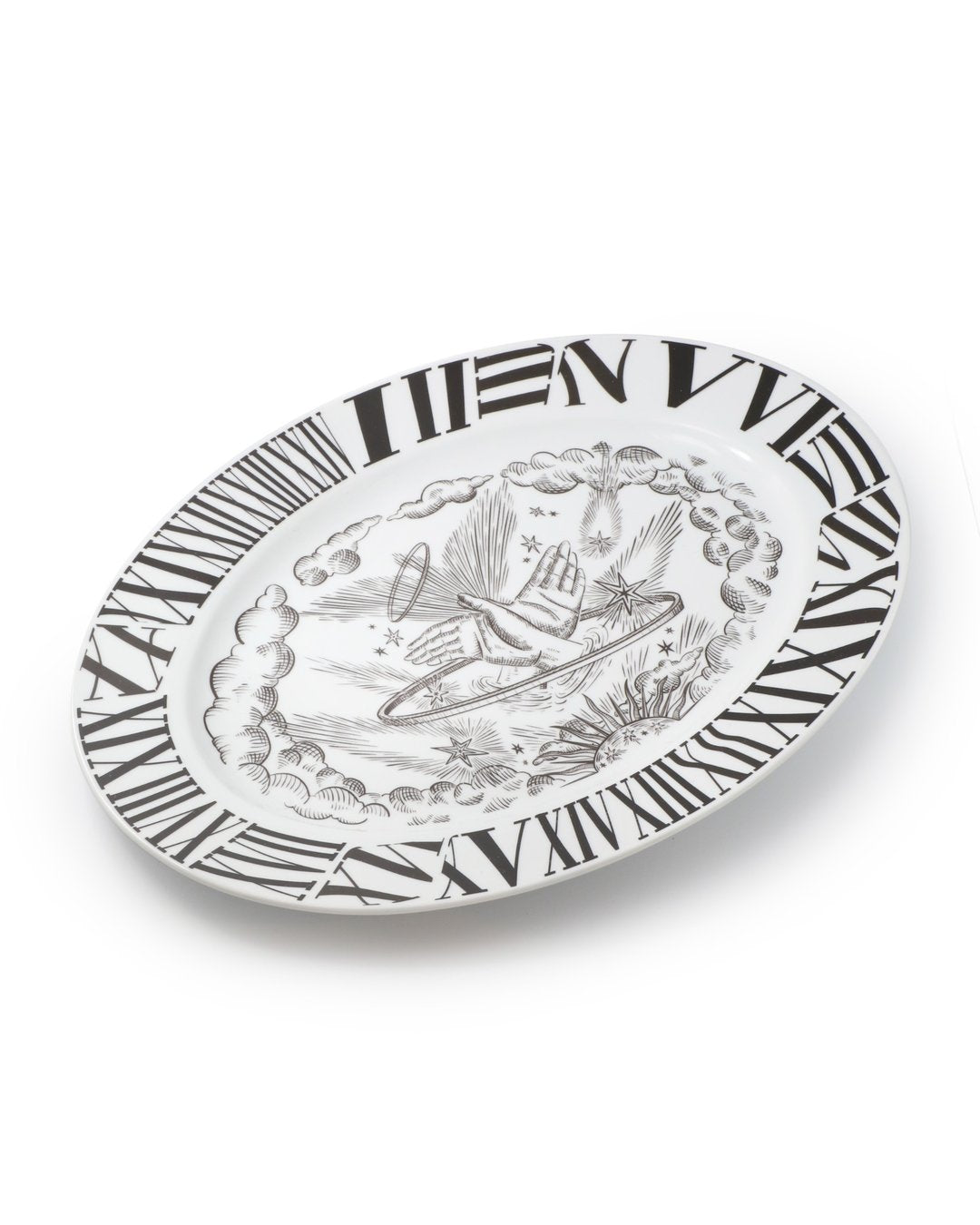 Handmade illustrated serving tray - Mezzogiornoh