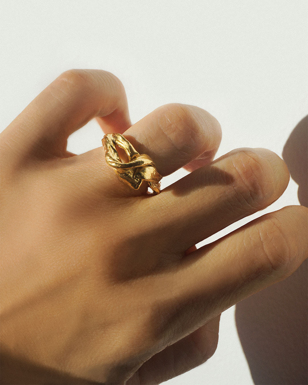Handmade handcrafted jewelry silver gold ring