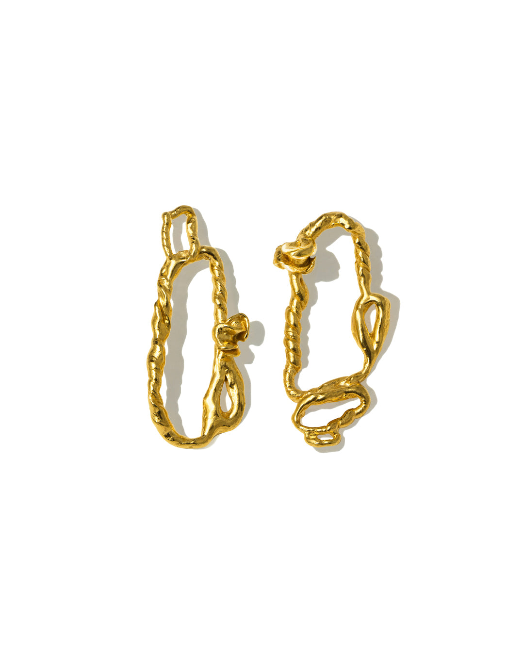 Handmade handcrafted jewelry silver gold earrings