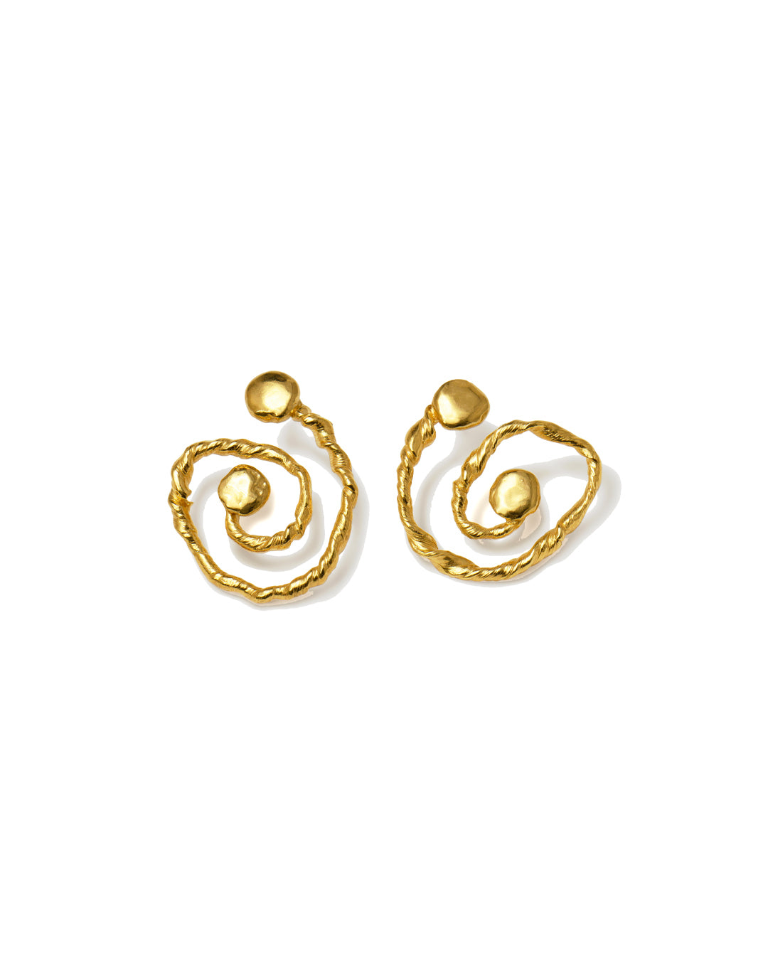 Handmade handcrafted jewelry silver gold earrings