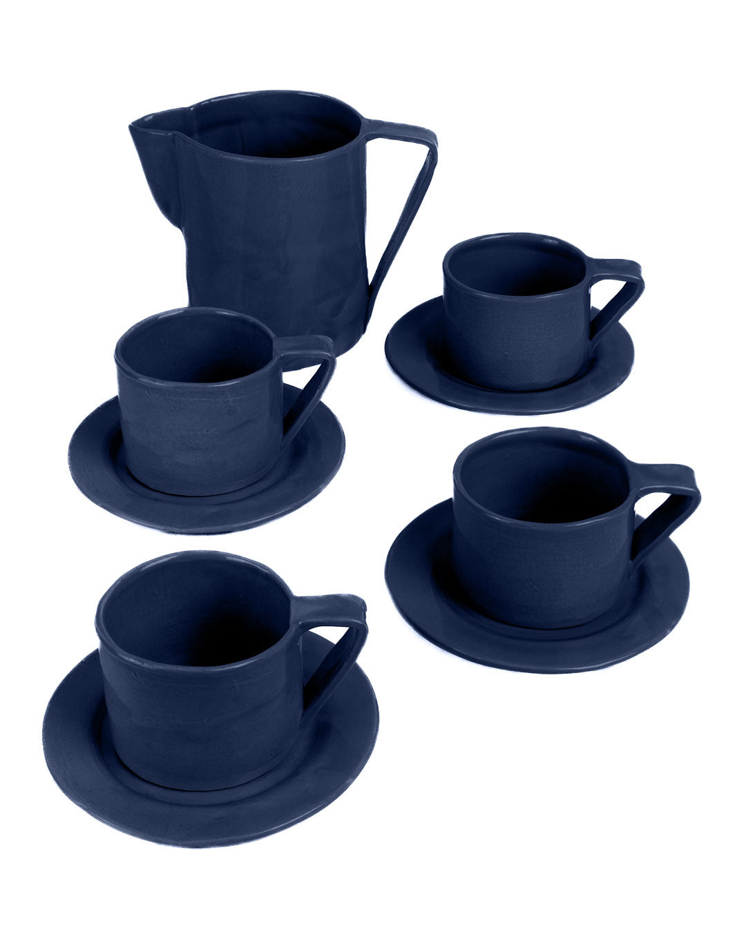 Milano Espresso Cup and Milk Jar - Set of 4