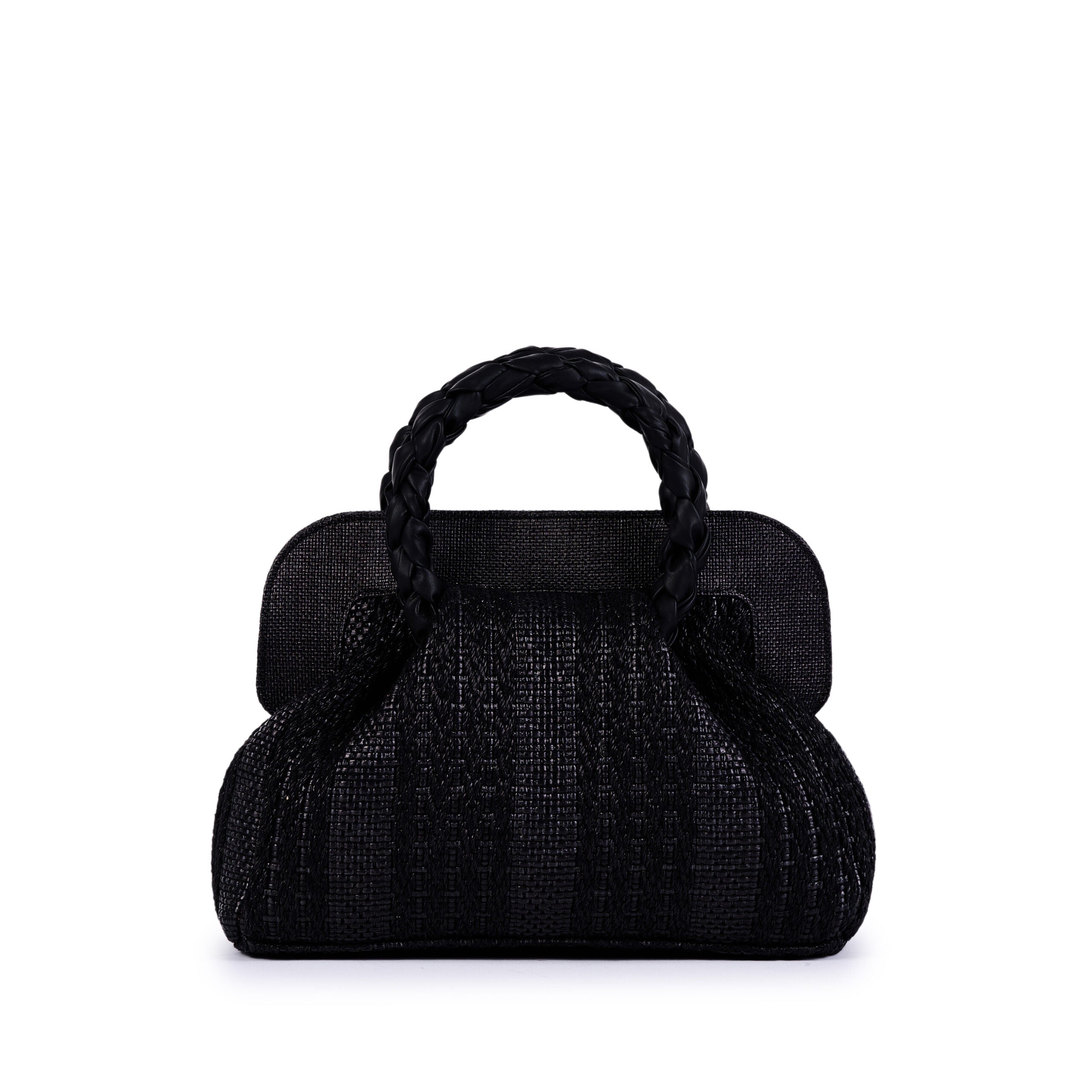 ViaMailBag Jacquard raffia bag