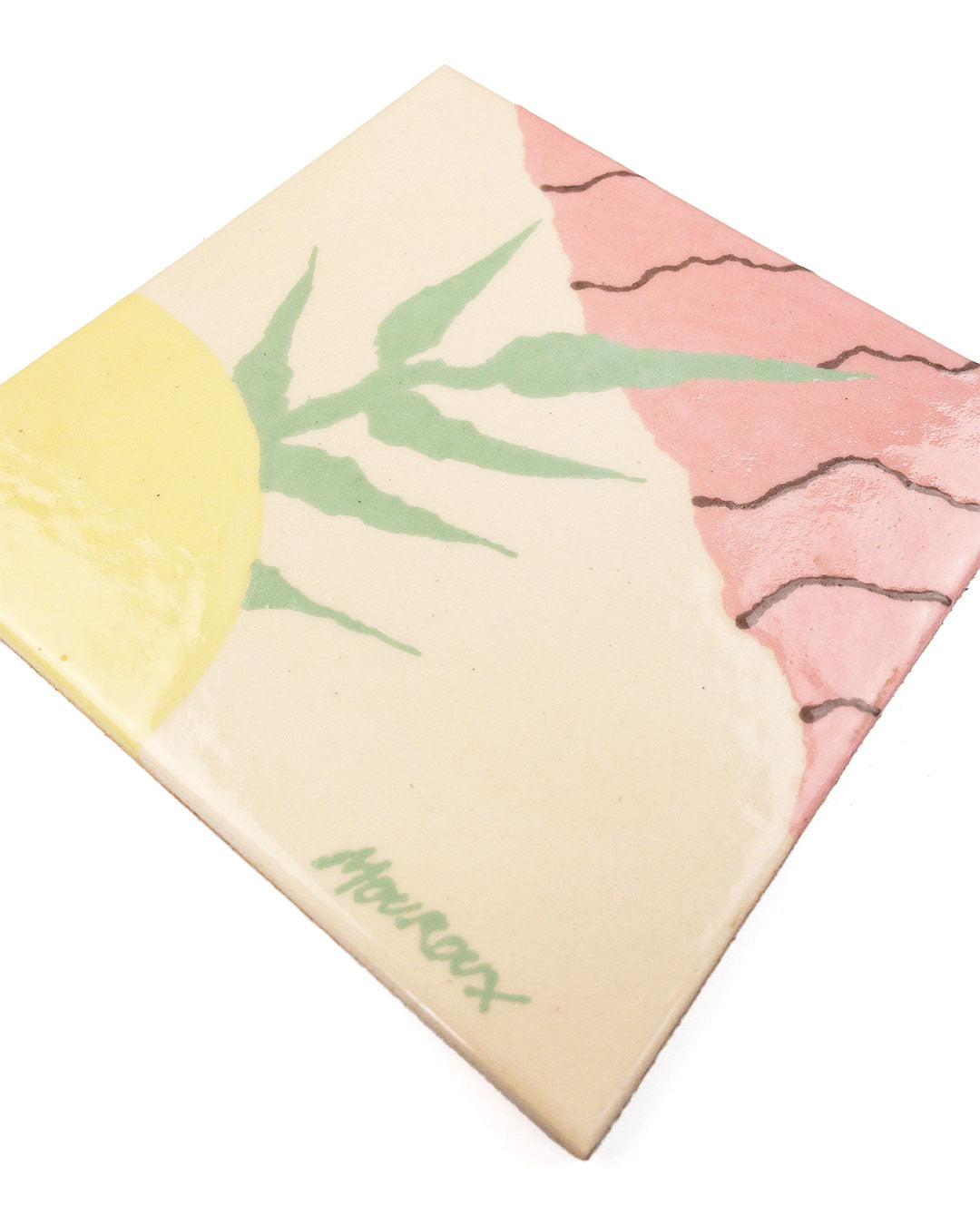 Ceramic coaster MIX - set Maxime Mouroux