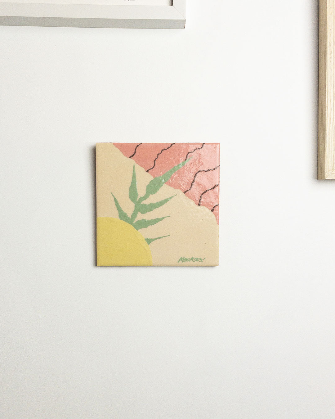 Ceramic coaster MIX - set Maxime Mouroux