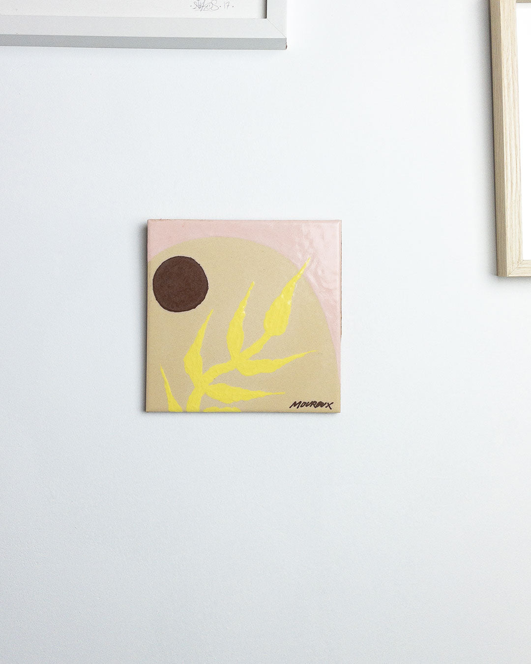 Ceramic coaster MIX - set Maxime Mouroux