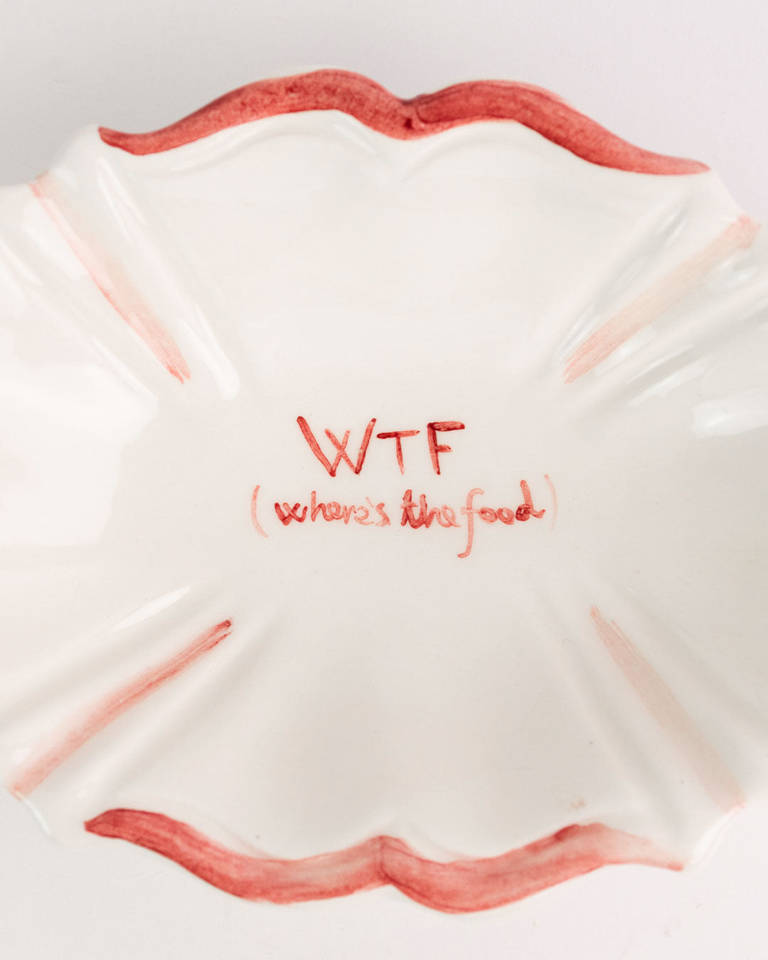 WTF bowl pottery ceramics Musae Studio