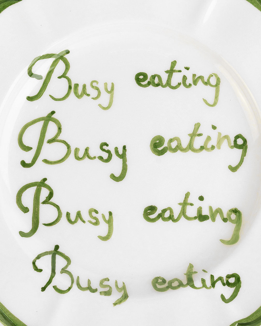 Busy eating plate pottery ceramics Musae Studio