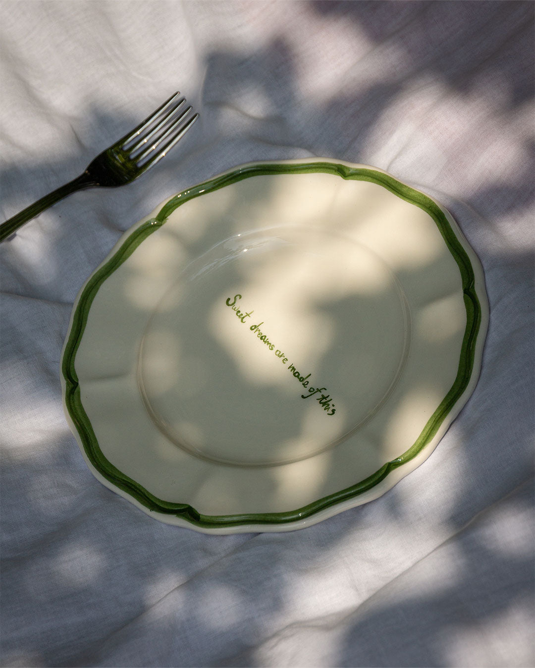 Sweet dreams are made of this plate pottery ceramics Musae Studio