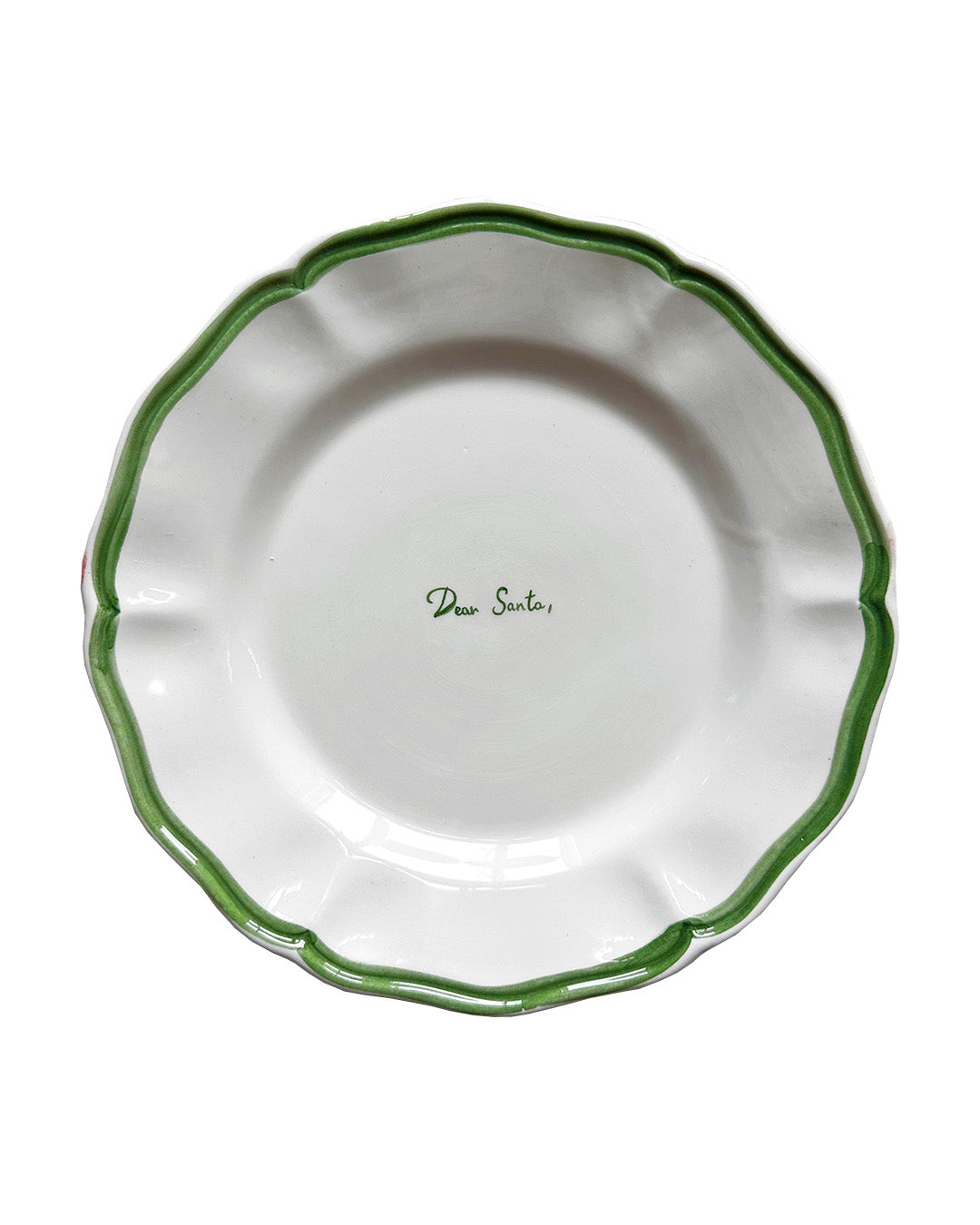 "Dear Santa" Big plate