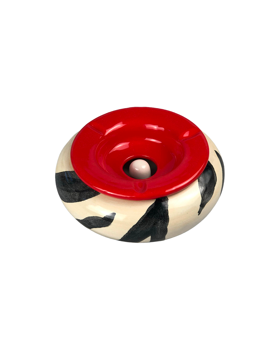 Animalier Zebra Windproof Ashtray