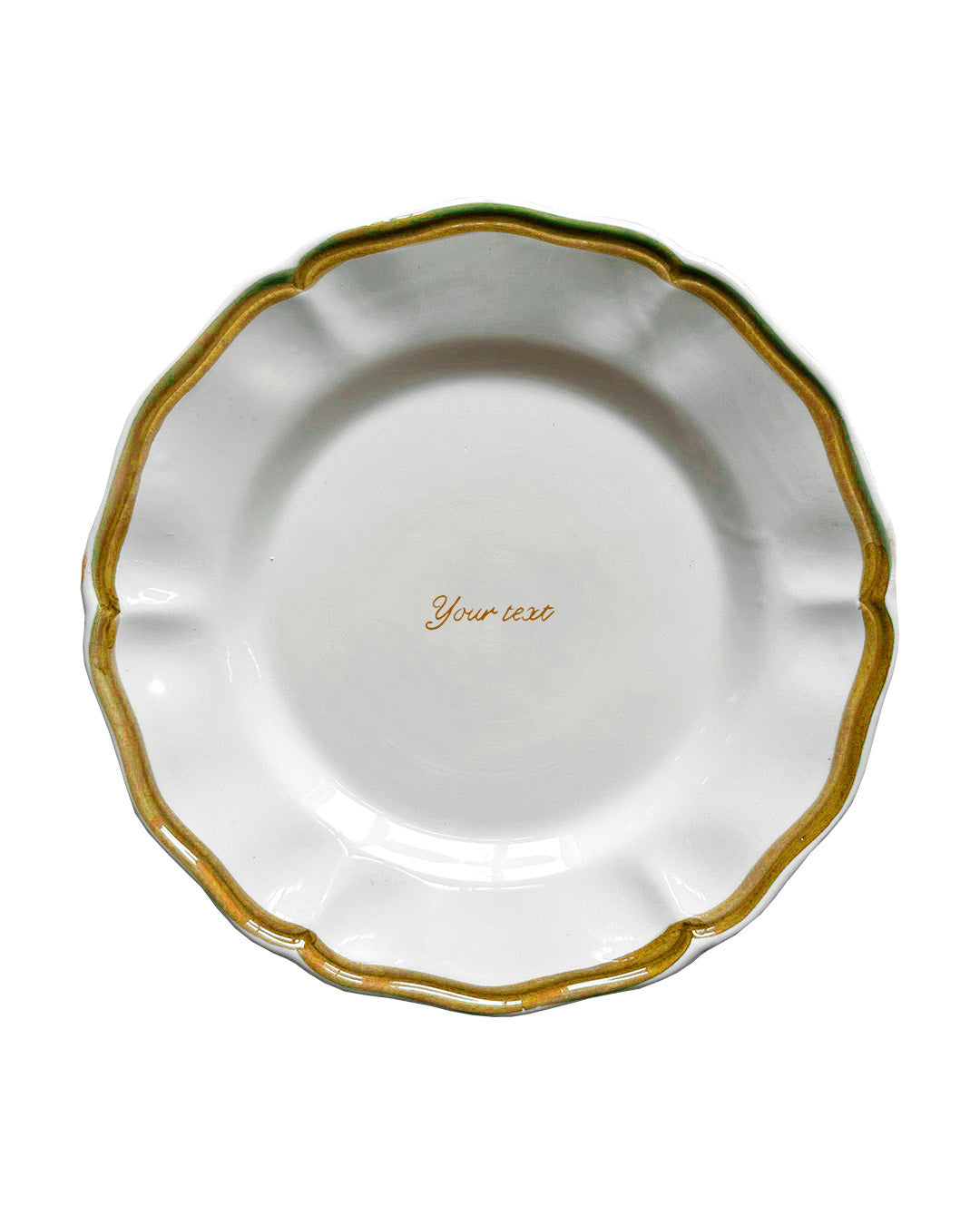 Handmade custom plate - Hand Painted - Musae Studio