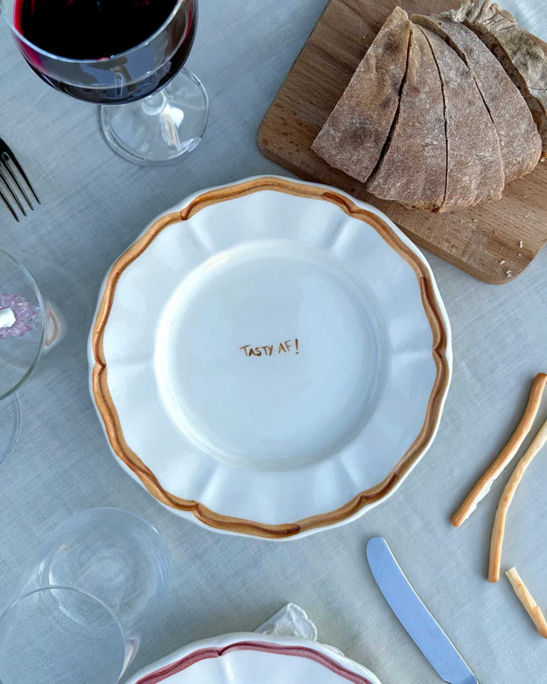 Handmade custom plate - Hand Painted - Musae Studio