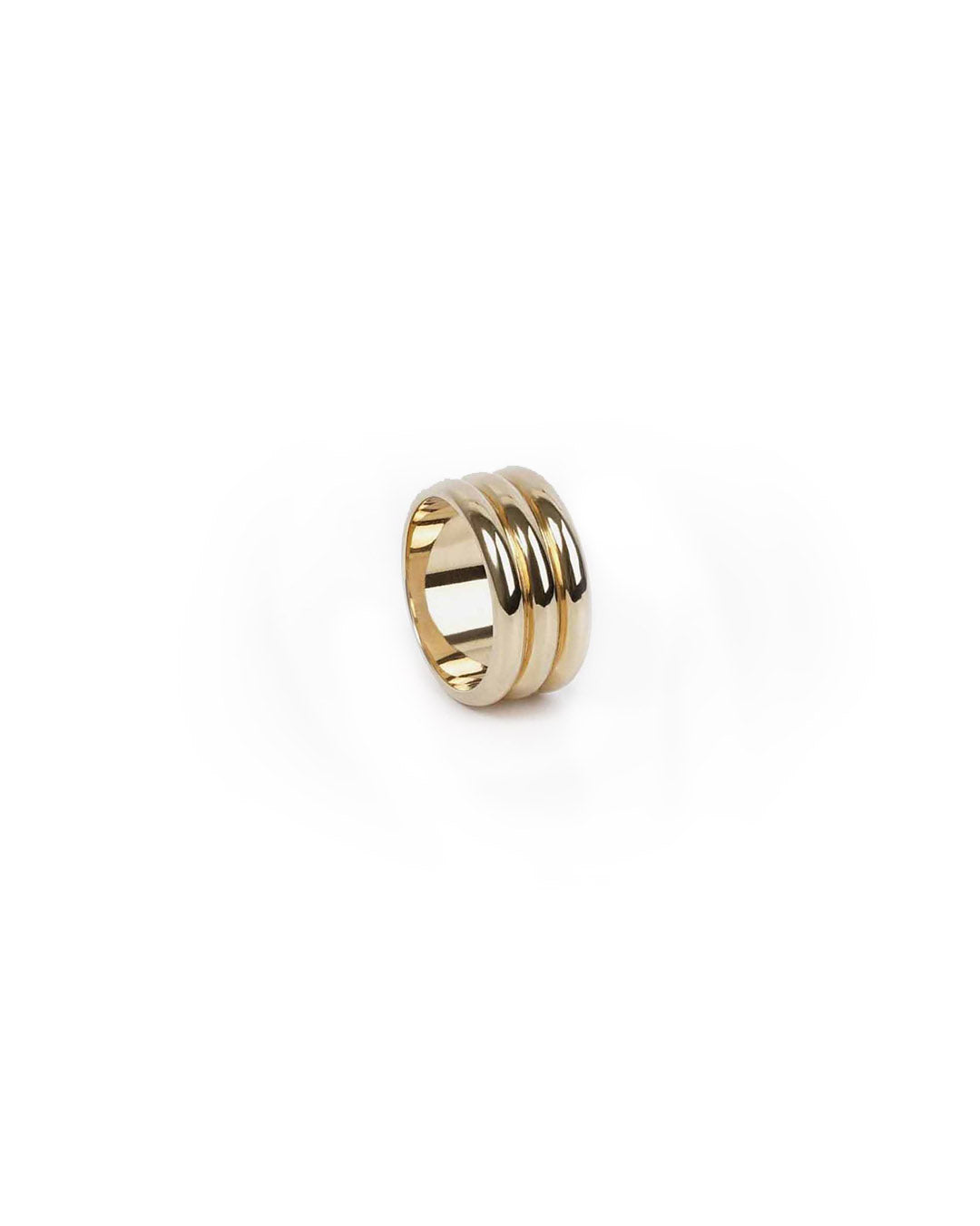Handmade thick band Ring Form - Silver - NEEO