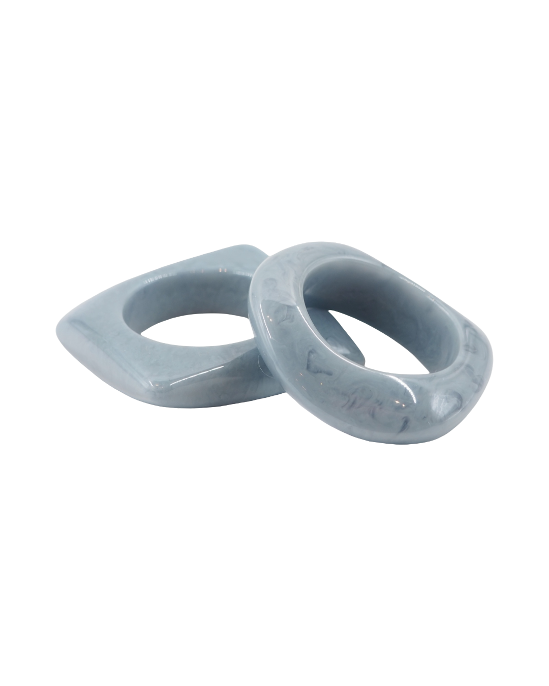 Outline resin napkin ring - set of 2