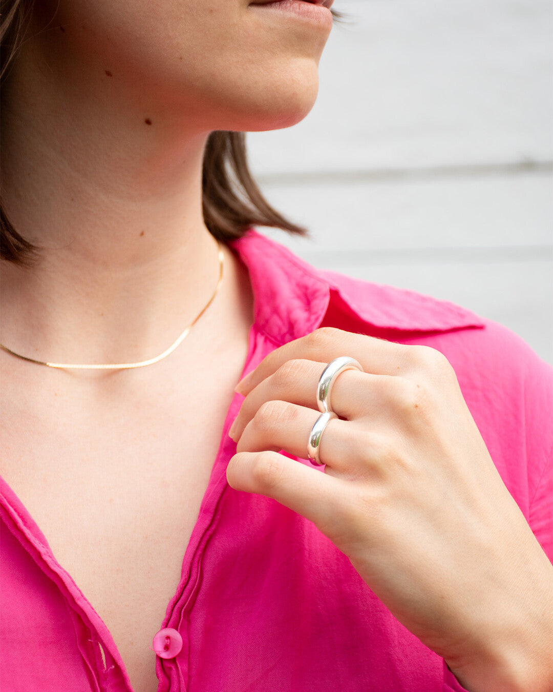 Handmade Simple Band Ring - Bold Form Ring - NEEO