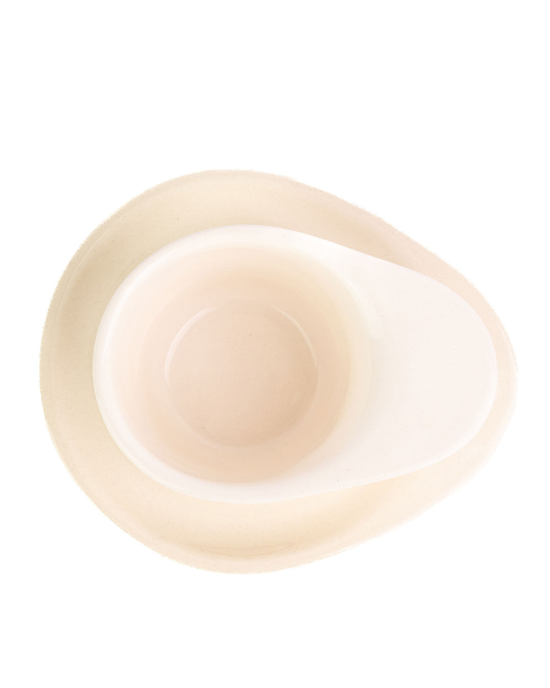 Ameno Espresso Cup white with Plate_pottery_nu ceramica