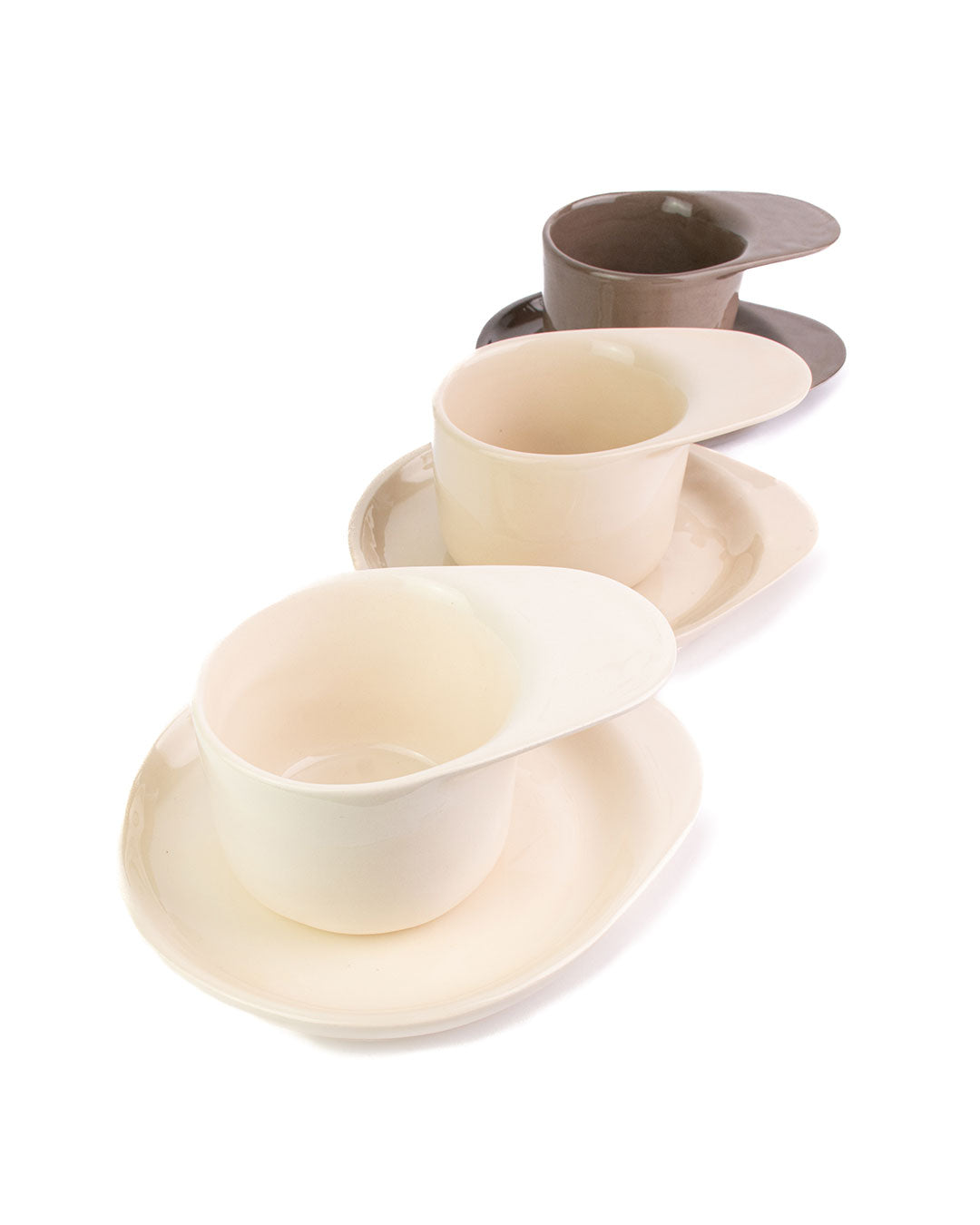 Ameno Espresso Cup with Plate – Set of 6_pottery_nu ceramica