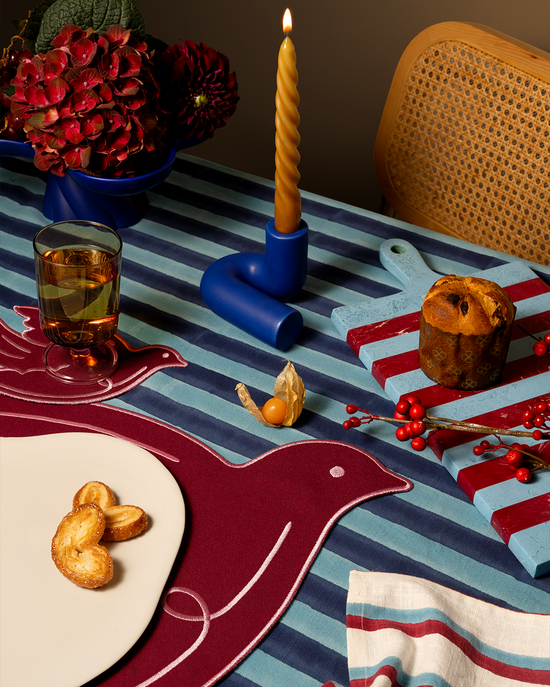 Paloma Double-sided Tablecloth
