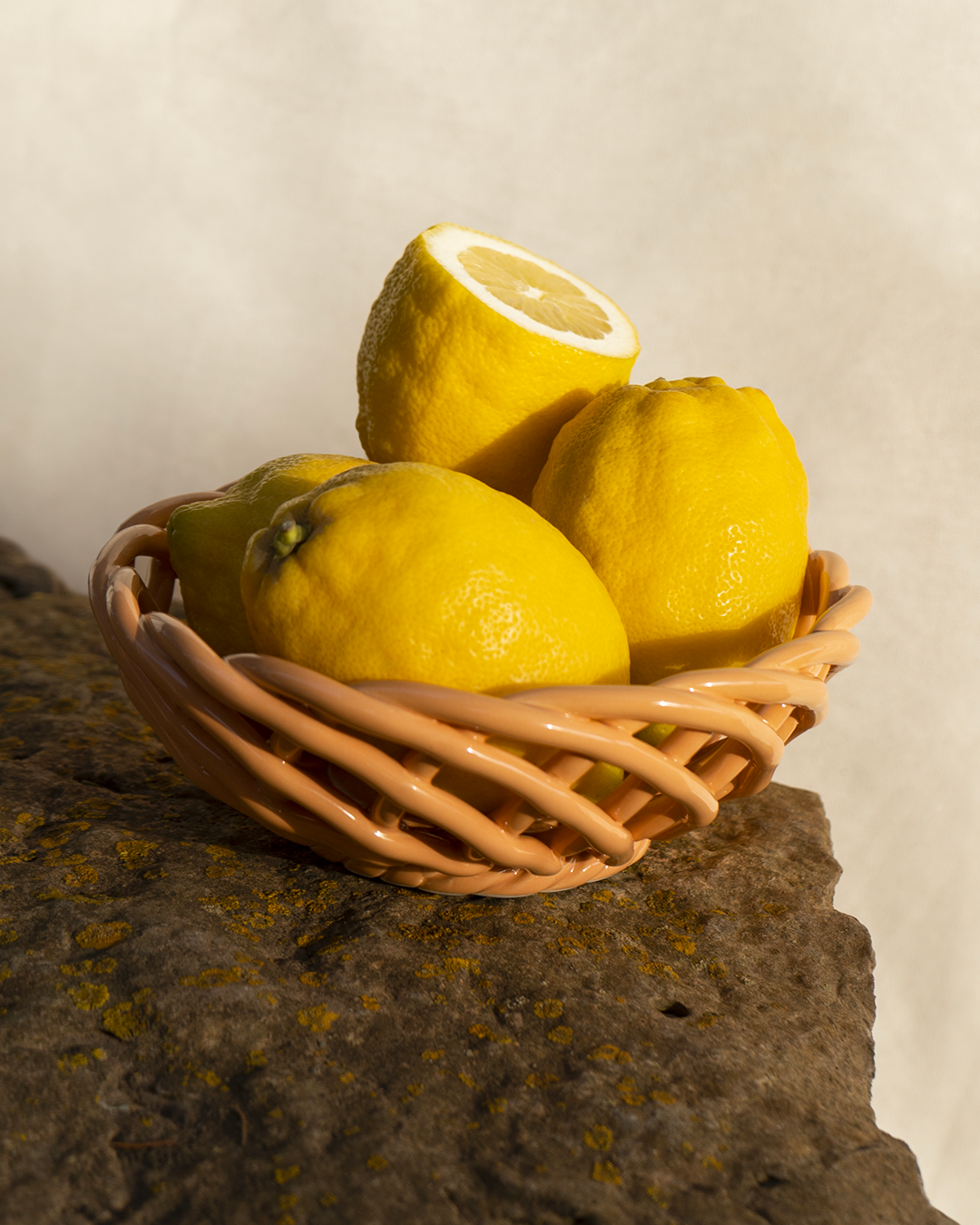 Sicilia Ceramic Basket - Small