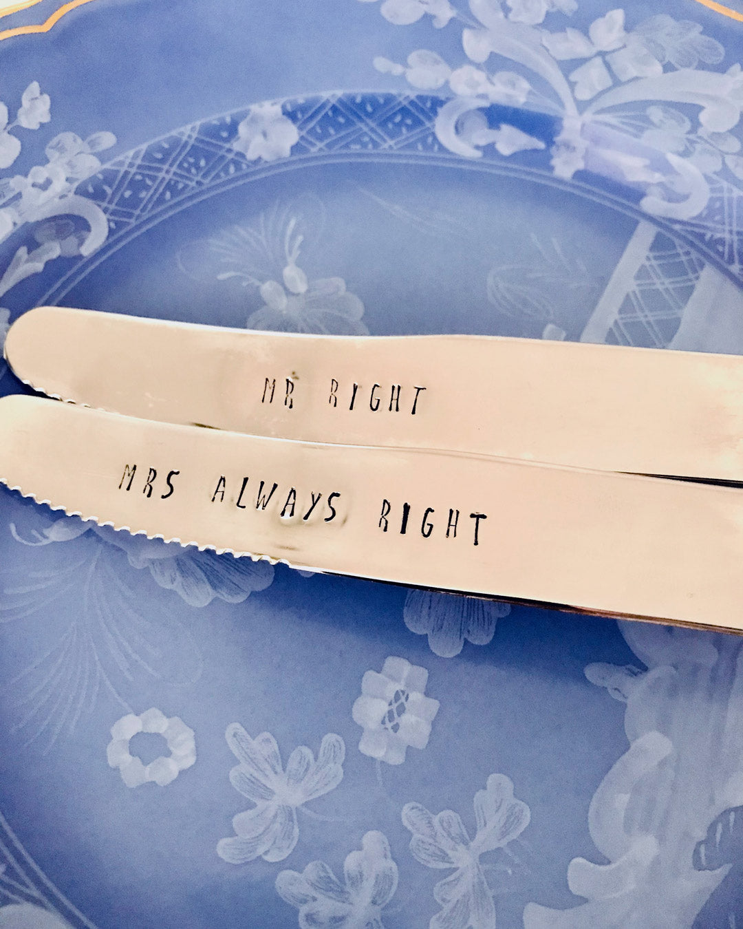 <hand stamped vintage silver knife - Ohyeahspoon