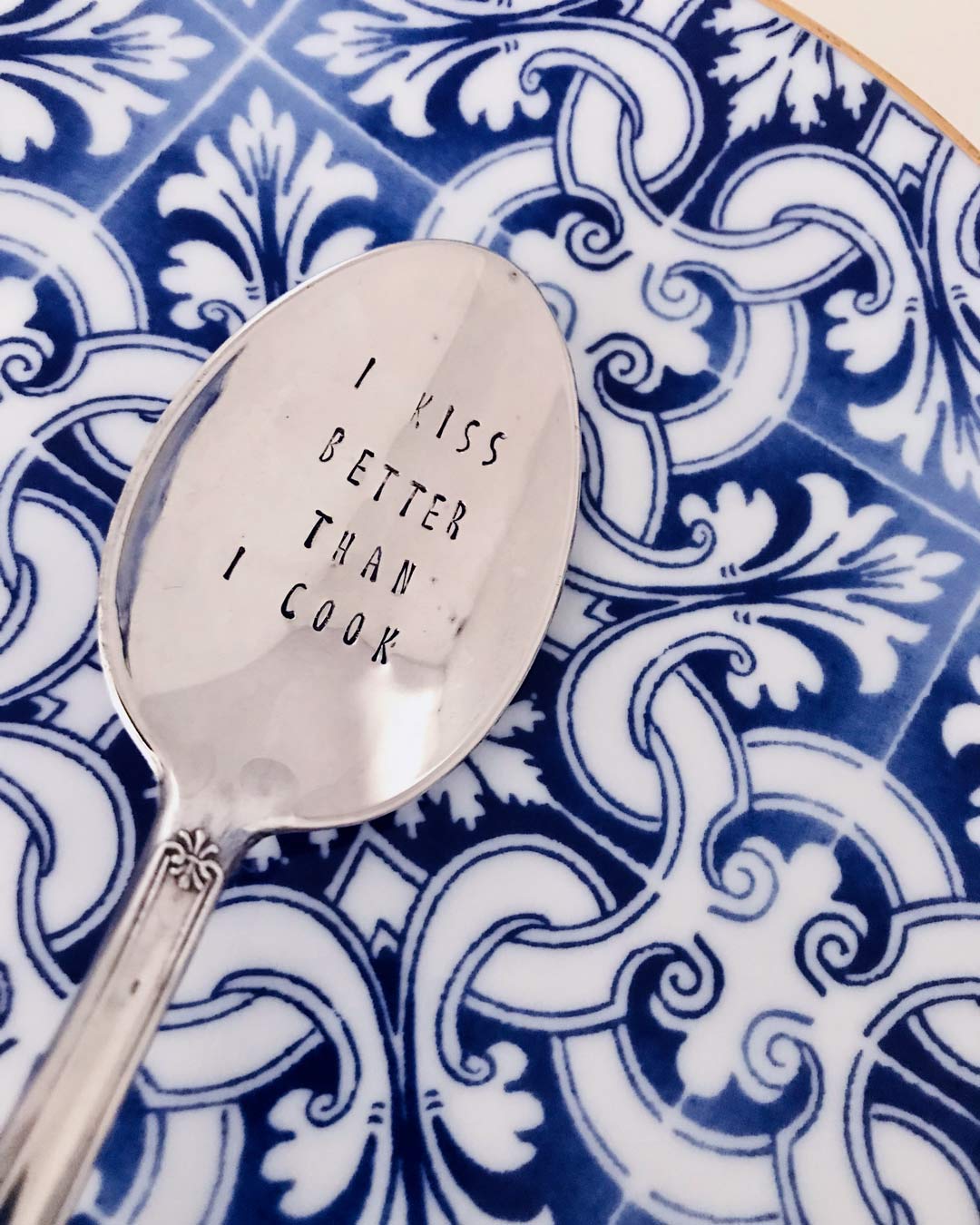 Dad place setting | Vintage Silver Hand-stamped cutlery bundle