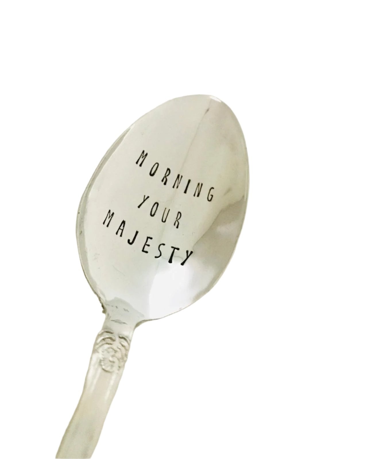 Cucchiaio da dessert vintage in argento stampato a mano English MIX - Set da 6 (-10%)